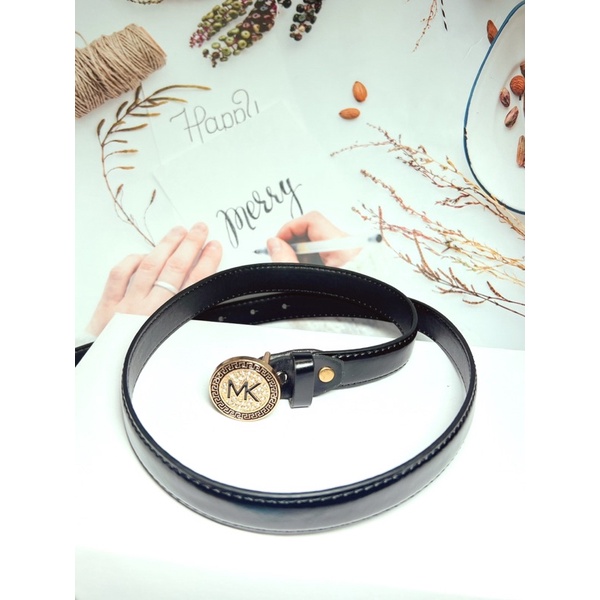 Thắt lưng nữ - dây nịt nữ - dây lưng mặt MK đính đá
