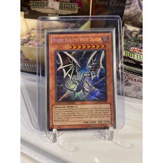 [ Dưa Hấu Yugioh ] Lá bài thẻ bài Malefic Blue Eyes White Dragon - Secret Rare - Tặng bọc bài nhựa bảo quản