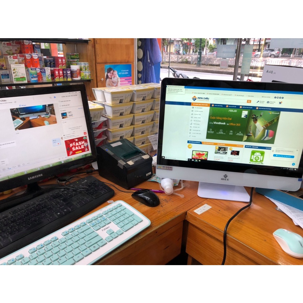 Máy tính All in ONE MCC 4782P2 CPU i7 4770/ Ram8G/ SSD240G/ Wifi/ Webcam/ 22inch - BH chính hãng 24 tháng
