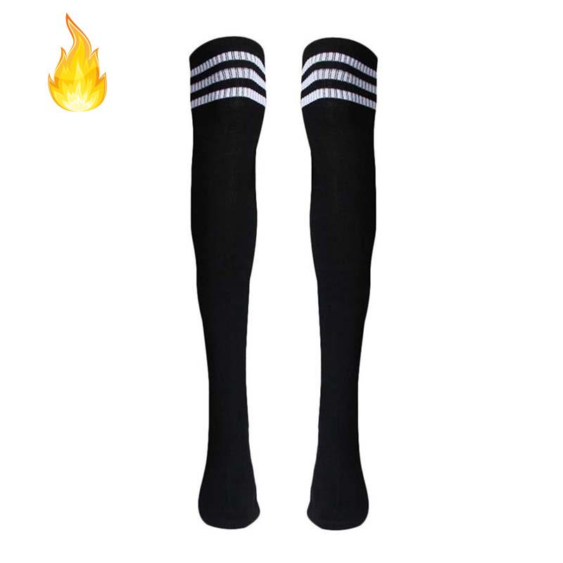 1 Đôi TấT DàI Qua GốI MàU Đen