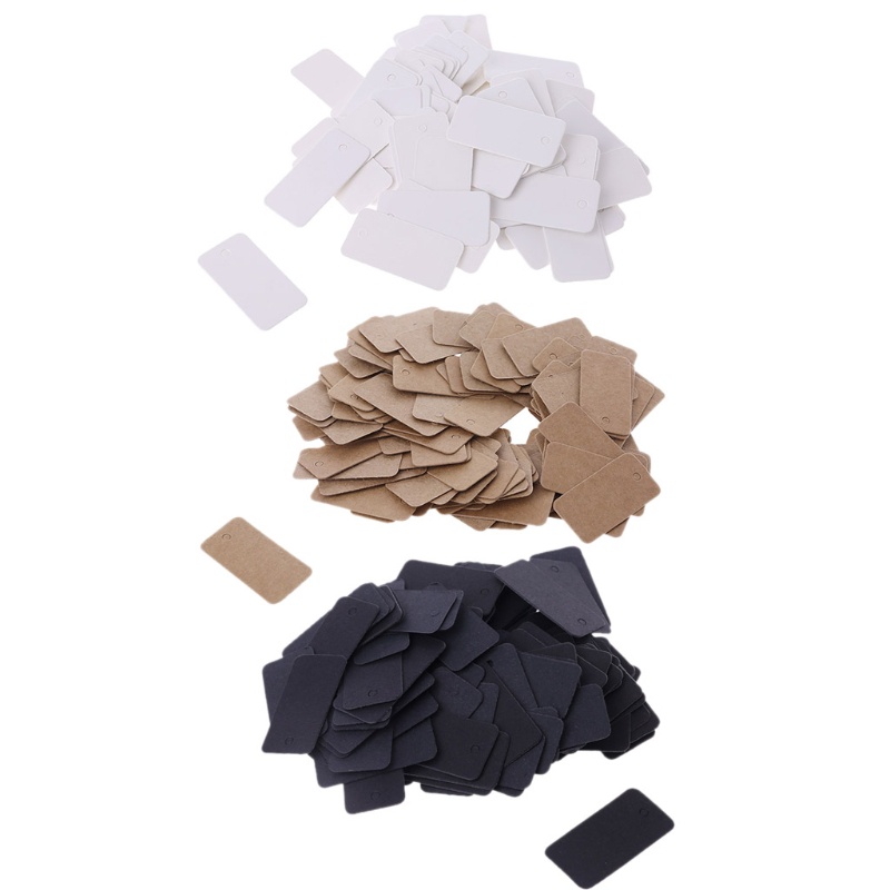 Set 100 Thẻ Tag Giấy Phong Cách Vintage