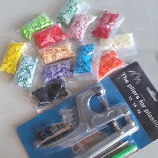 Bộ kìm + cúc bấm nhựa