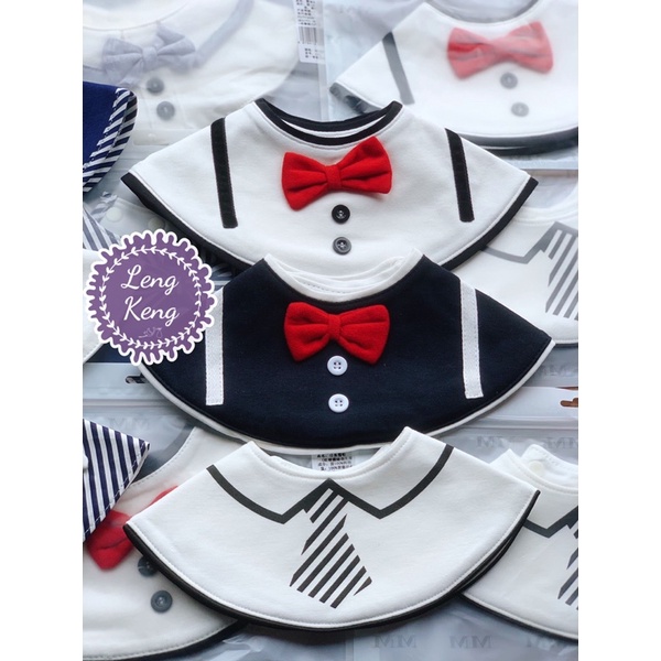 Yếm tròn cotton công tử cho bé trai