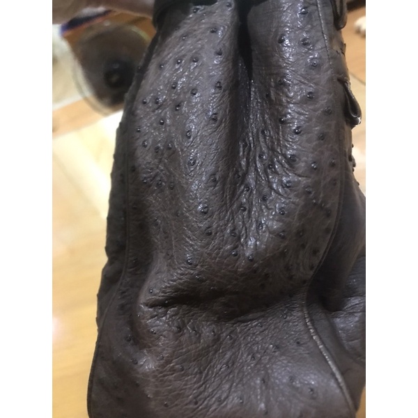 Túi da đà điểu thật Size 40cm