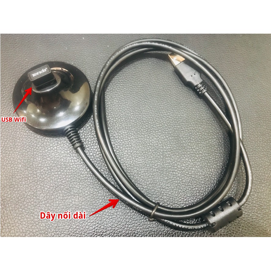 USB Thu Wifi Tenda W311MI Chuẩn N 150Mbps & Cáp USB kéo dài | BigBuy360 - bigbuy360.vn