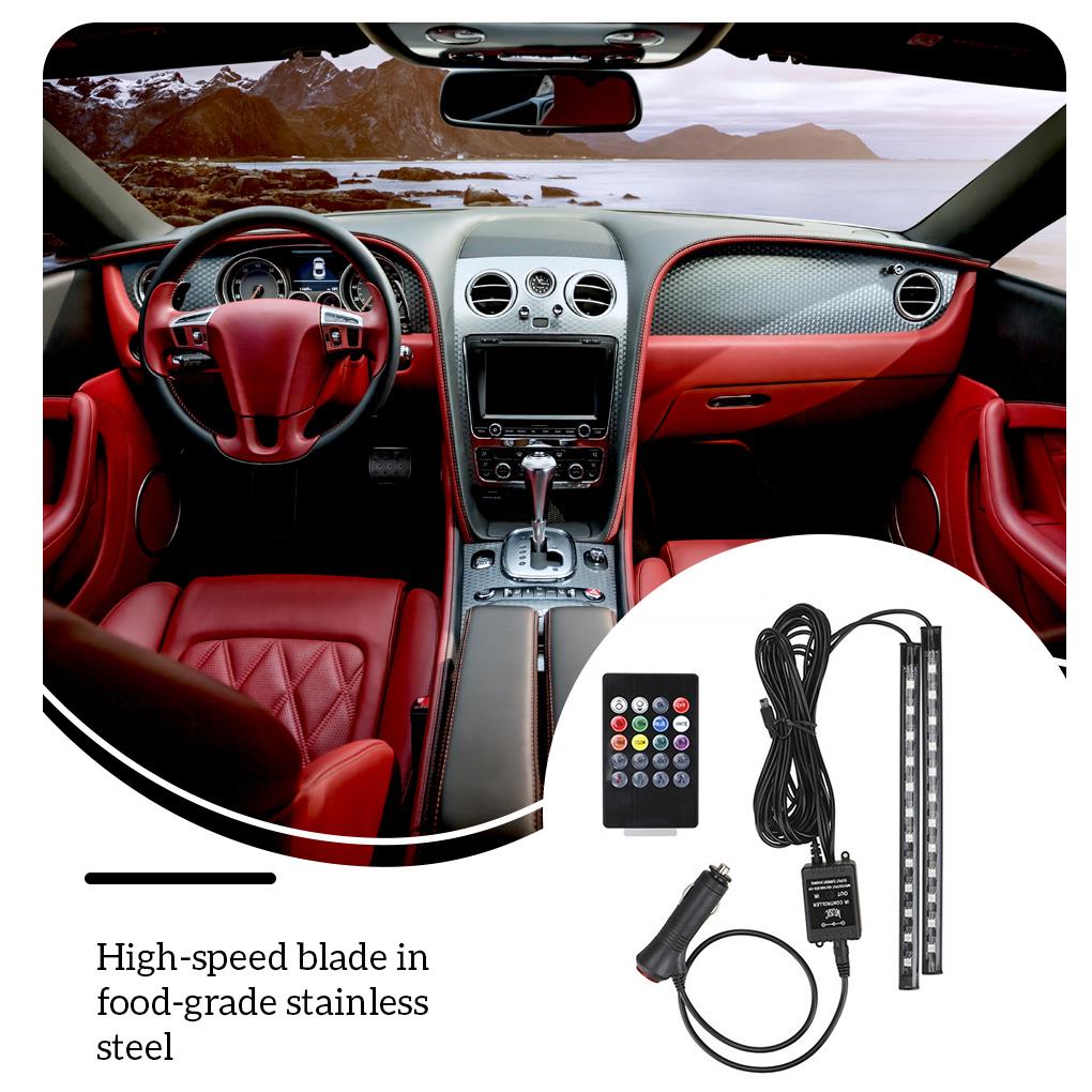 Dải Đèn LED Trang Trí Nội Thất Xe Hơi Có Điều Khiển Từ Xa