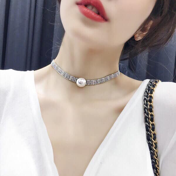 Vòng cổ chocker siêu đẹp thời trang VTT2323