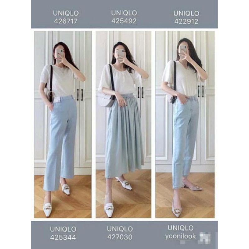 (UNIQLO Nhật chính hãng) - NỮ- Quần công sở /quần vải Smart Pants Ezy dài vừa mắt cá chân | BigBuy360 - bigbuy360.vn