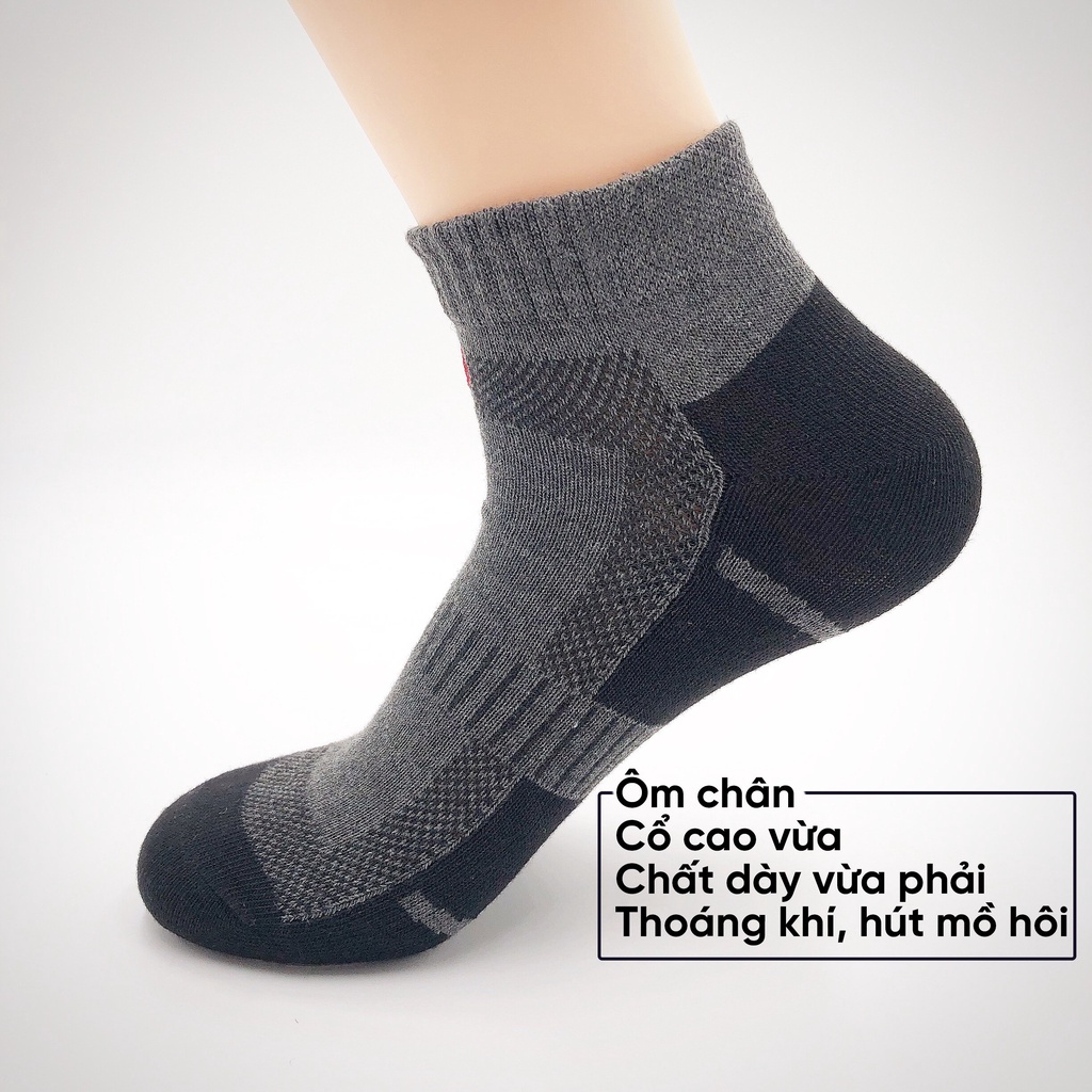 Tất vớ nam công sở, tất cổ ngắn nam chất vải dày co giãn bốn chiều - Sope Shop