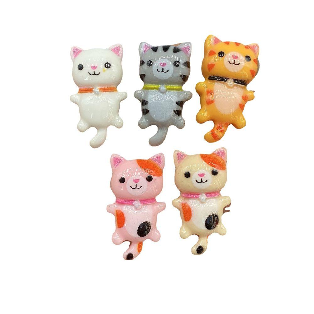 Mặt Dây Chuyền Bằng Resin Resin Hình Mèo Hoạt Hình DIY