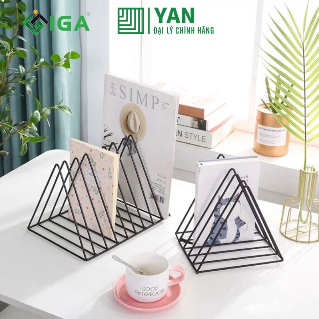 Kệ sách khung sắt để bàn phân loại sách tiện lợi - gm47
