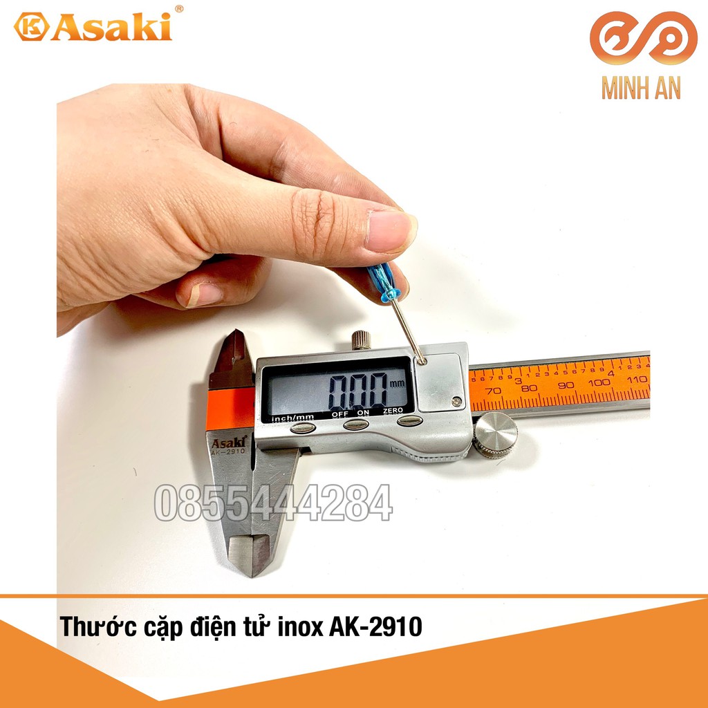 Thước cặp điện tử inox ASAKI AK-2910