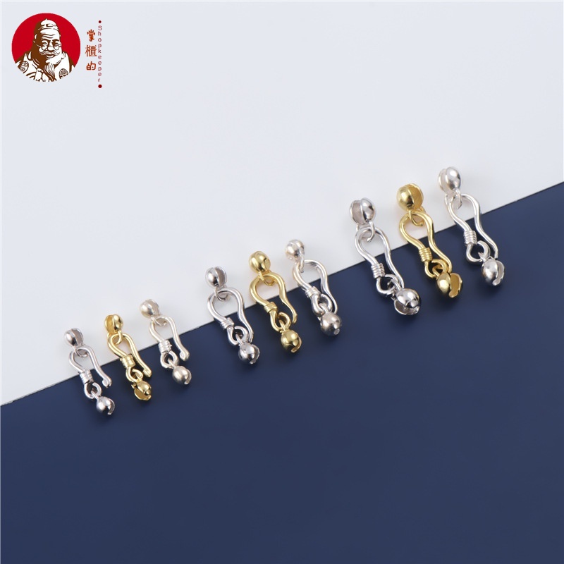 Khóa Dây Mạ Vàng / Bạc S925 Dùng Làm Trang Sức DIY