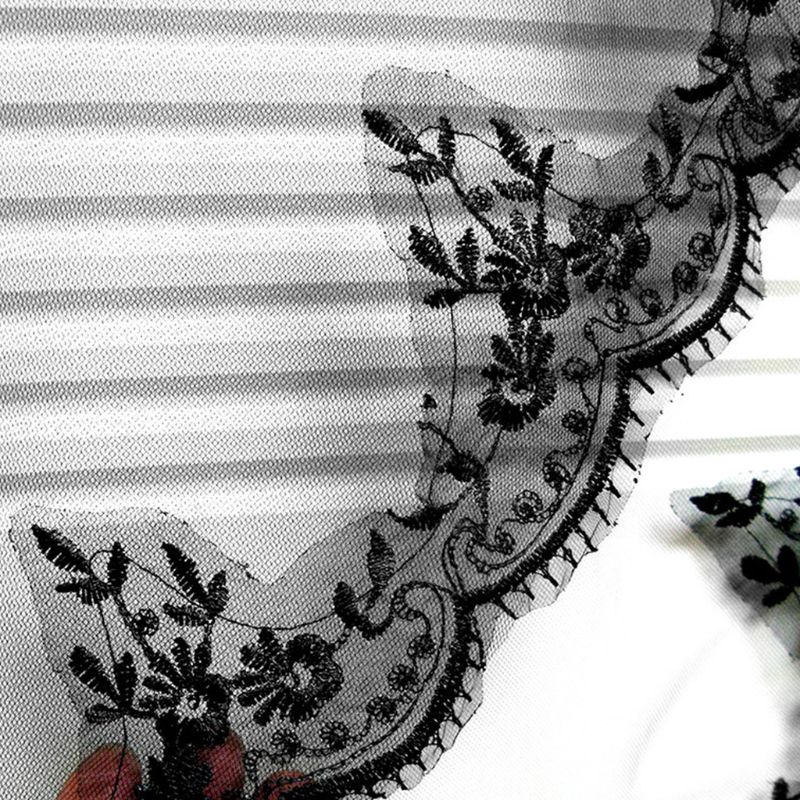 Khăn trùm đầu bằng ren họa tiết thêu hoa xinh xắn thời trang dành cho lễ hội hóa trang