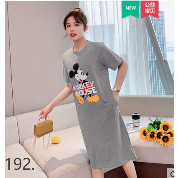 Đầm bầu cho con ti thun cotton hình chuột Mickey đáng iu phong cách hàn trẻ trung cá tính. Hàng quảng châu V310