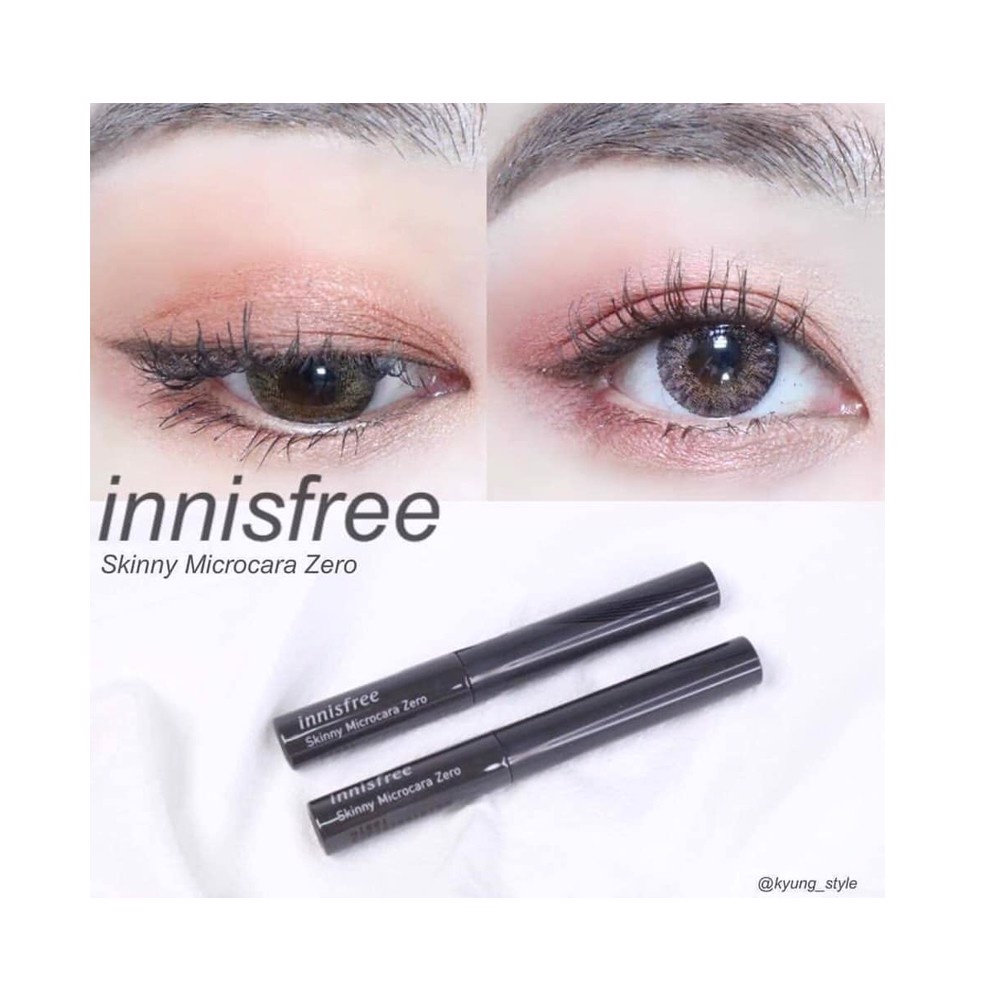 Mascara Siêu Mảnh Chống Trôi Innisfree Skinny Microcara Zero