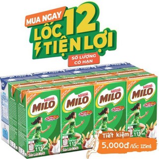 Thùng 48 hộp sữa Milo phiên bản mới