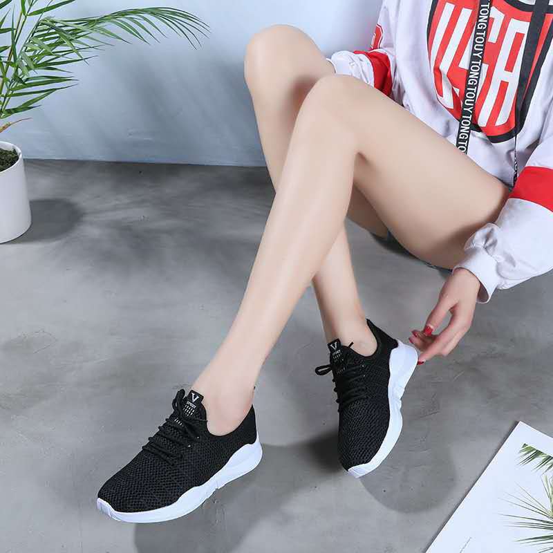 [Chất Lượng - Bảo Hành] Giày SneaKer Cao Cấp, Vải Dệt Thoáng Khí, Đế Cao Và Êm - Phong Cách Trẻ Trung Dễ Phối Đồ