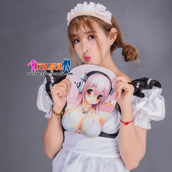 Lót Chuột 3D Sonico - Oppai Mousepad