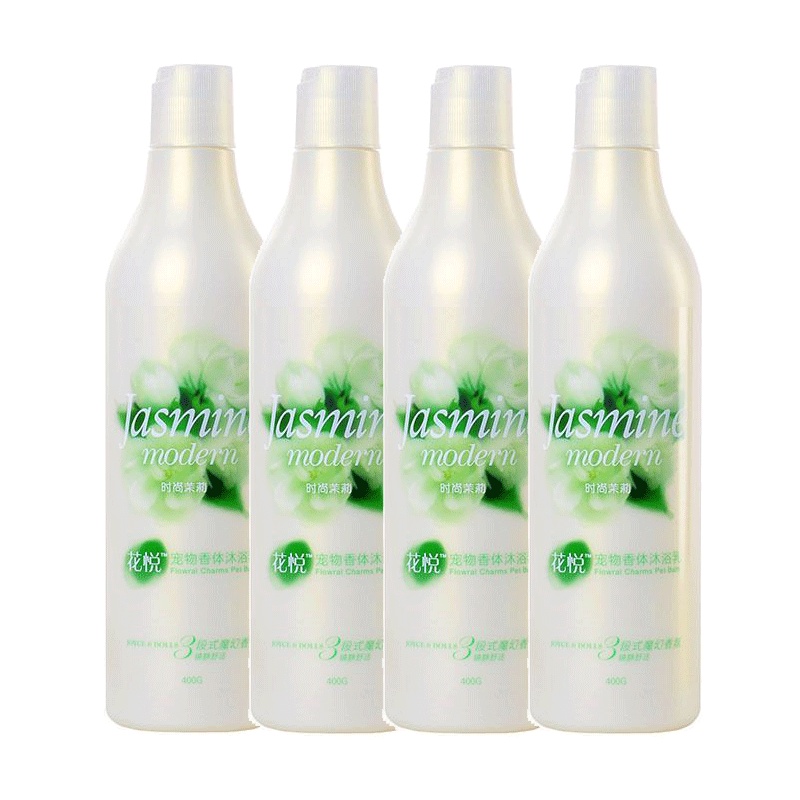 Sữa tắm / Dầu tắm Joyce&amp;Dolls hương Jasmine 400ml làm mềm mượt lông, khử mùi, lưu hương thơm chuẩn SPA chó mèo