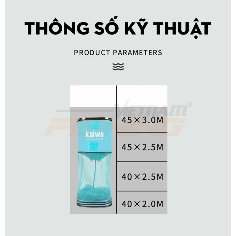 Rọng Đựng Cá Kaiwo 45*250 cm