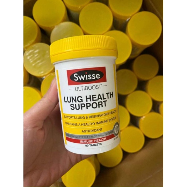 Viên bổ phổi Swisse Lung Health Support 90 viên Úc