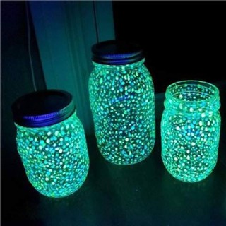 COMBO  5 lọ sơn dạ quang màu xanh dương, 1 LỌ 15ML