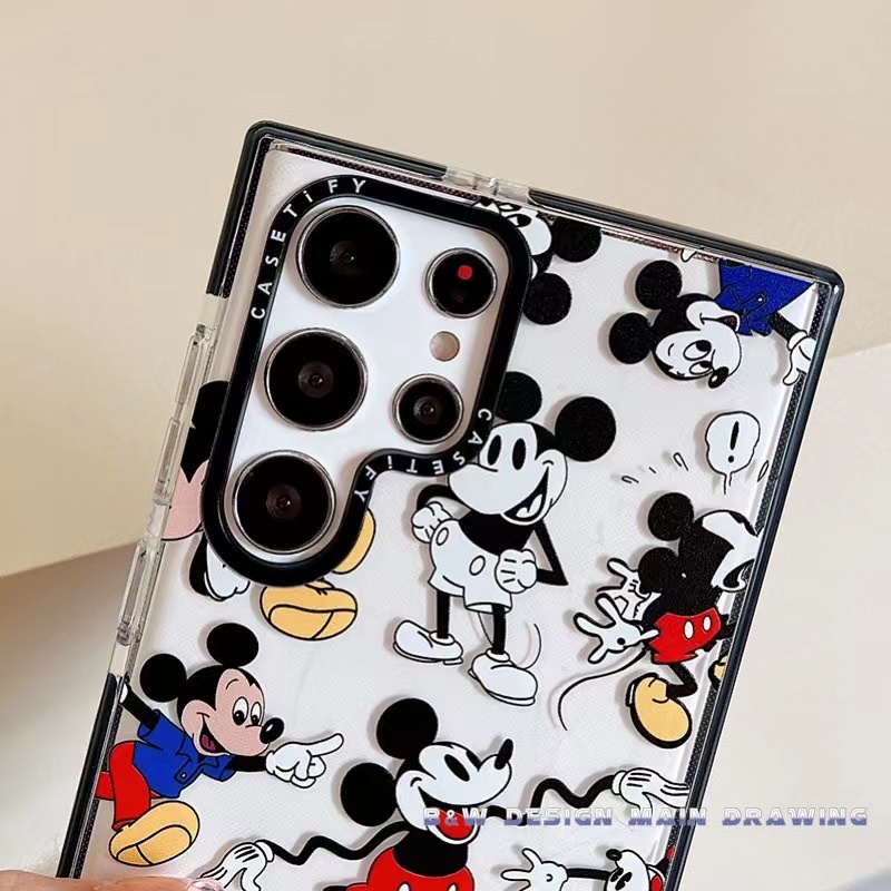 Ốp Điện Thoại Silicone Mềm Trong Suốt In Hình Mickey Cho Samsung S20 S21 S22 S20Ultra S21Ultra S22Ultra S20+ S21+ S22+ Plus