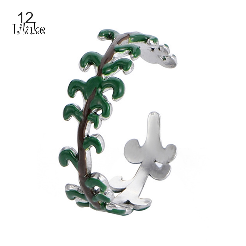 Nhẫn Hợp Kim Hở Màu Sắc Tươi Sáng Thời Trang