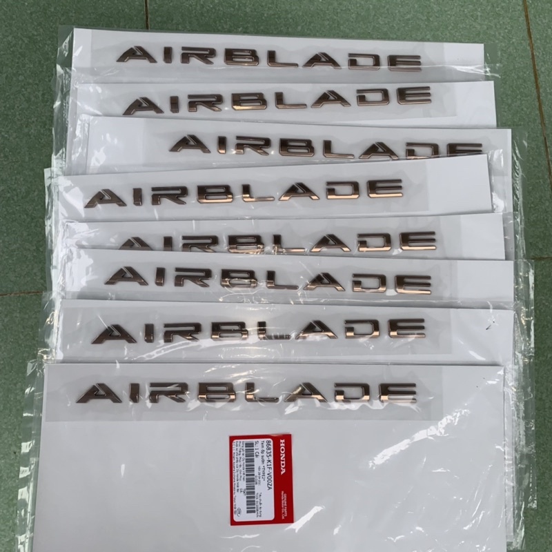 TEM SƯỜN XE AB 2020 | AIR BLADE 2020 VÀNG | BẠC chính hãng Honda
