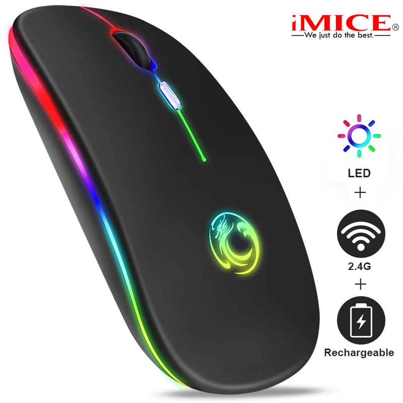 Chuột Không Dây Sạc Điện Imice E-1300-1