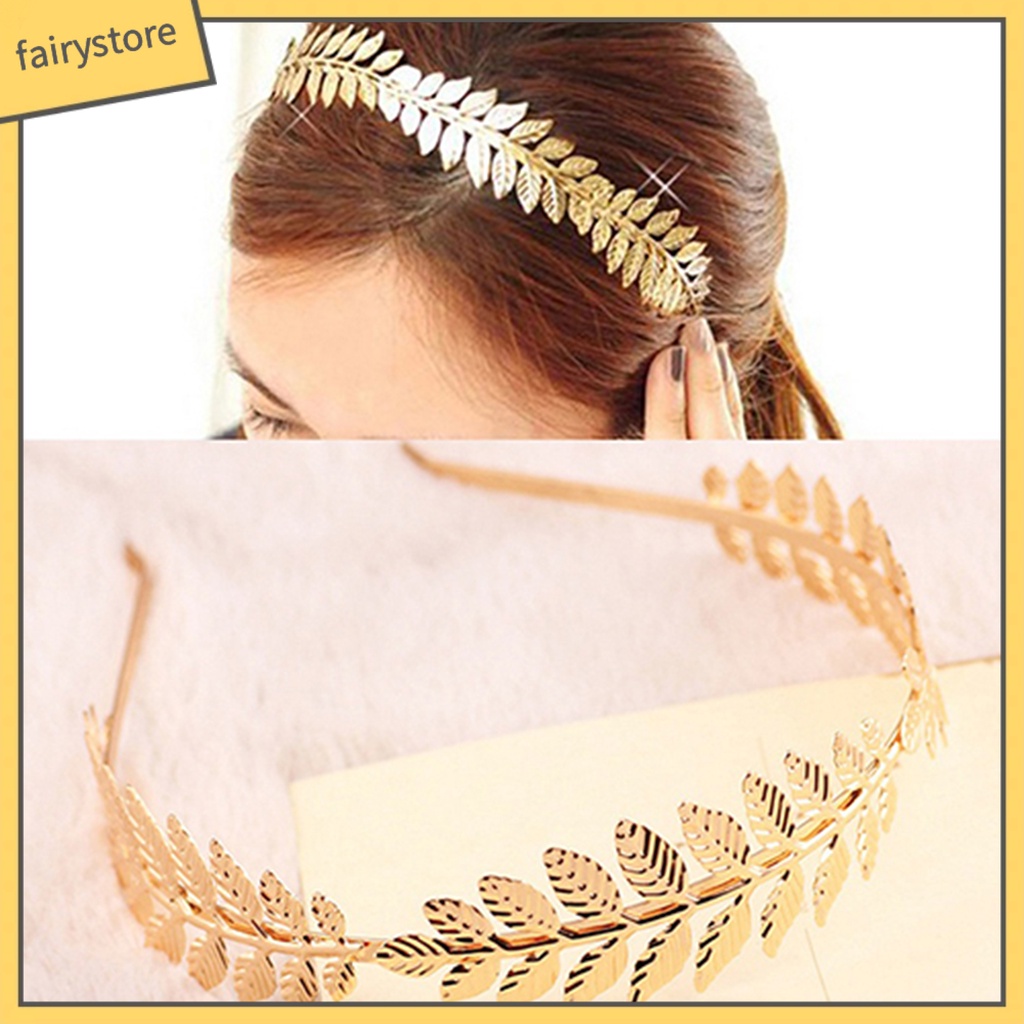 Băng đô cài tóc hình chiếc lá thời trang sang trọng cho nữ