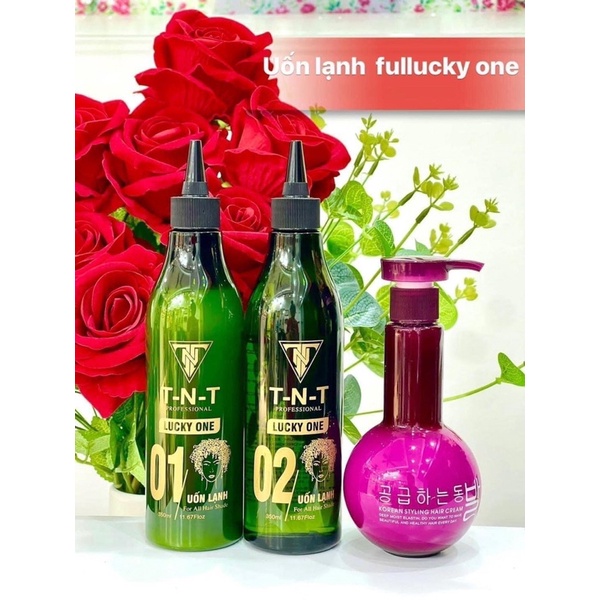 Cặp Uốn Lạnh TNT Full Lucky New dung tích 350ml , Mỹ Phẩm Tóc TNT Việt Nam