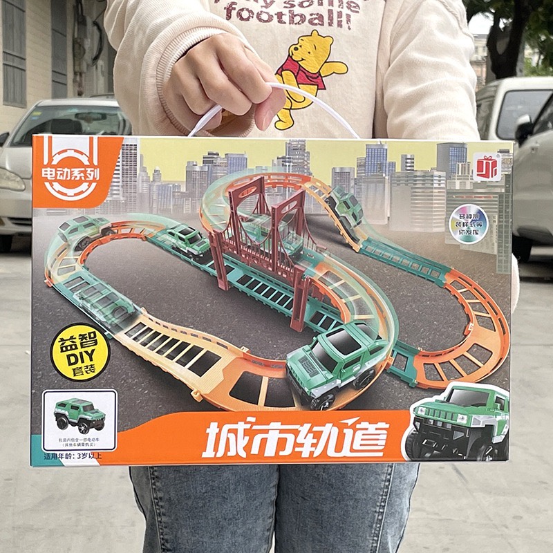 Đồ chơi ô tô vượt đường ray Freeship đồ chơi mô hình ô tô cho bé vui chơi và phát triển sáng tạo