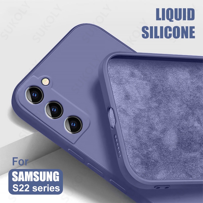 Ốp Điện Thoại Silicon Dẻo Cho Samsung galaxy S22 S21 Plus Ultra S22Plus S22Ultra