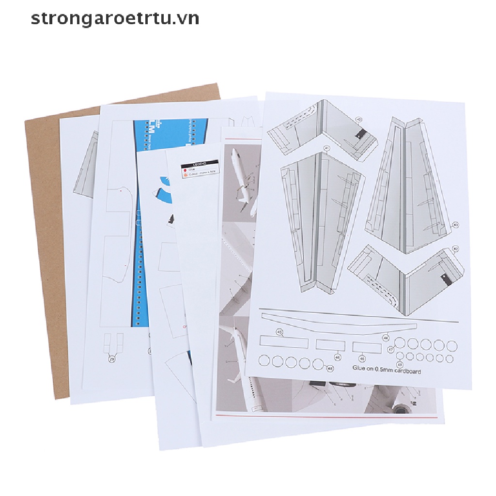 Mô Hình Máy Bay Chiến Đấu 737 3D Tỉ Lệ 1: 100