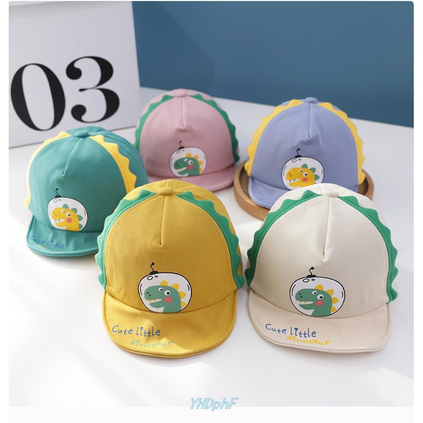 Mũ lưỡi trai cho bé trai bé gái mẫu Khủng long cute little - Duonghieu6789