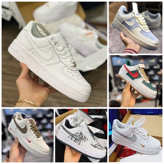 𝐆𝐢à𝐲  AF1 Trắng Full + Bản Mới ⚡️𝐅𝐑𝐄𝐄 𝐒𝐇𝐈𝐏⚡️ Giày 𝐒𝐧𝐞𝐚𝐤𝐞𝐫 𝐅𝐨𝐫𝐜𝐞 1 Vệt Đen, 𝐀𝐅𝟏 Họa Tiết Full Box Bill