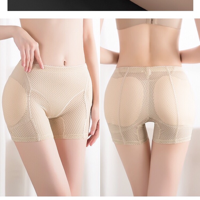 Quần độn mông và hông, chất liệu thông hơi thoáng mát- cạp cao gen bụng độn mông căng tròn