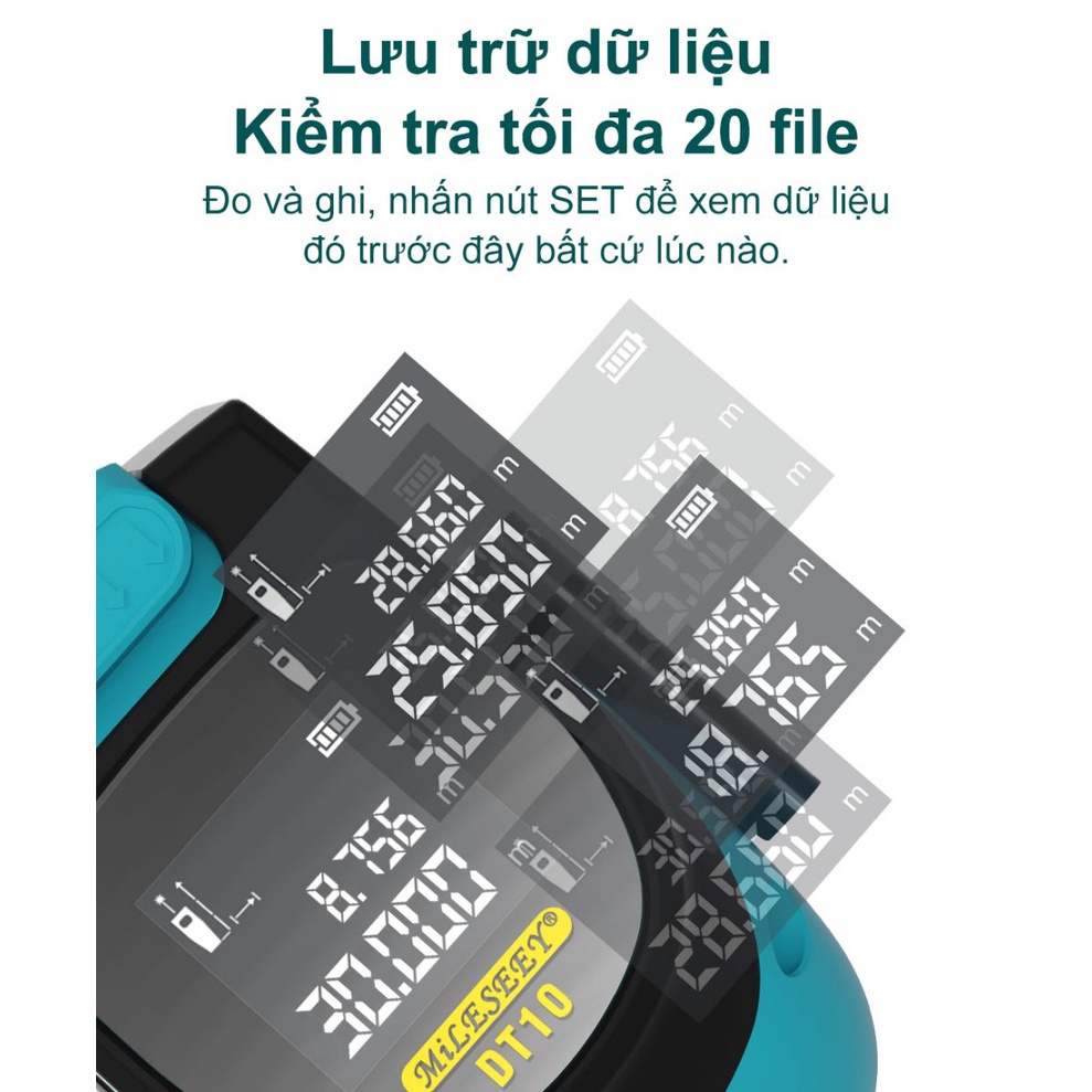 Thước cuộn laser Xiaomi Mileseey DT10