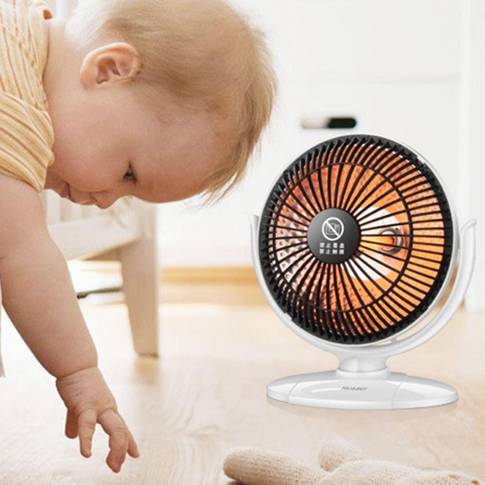 Máy Sưởi Điện Mini Để Bàn Màu Hồng Trắng