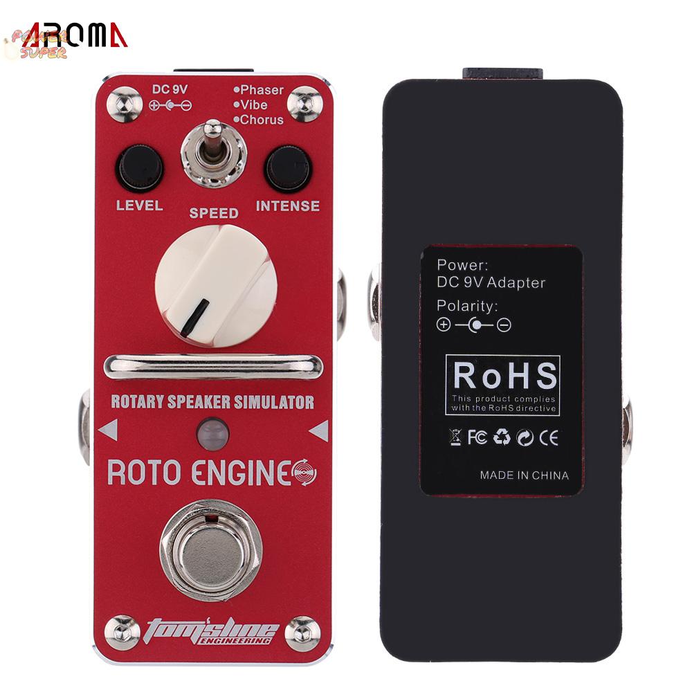 AROMA ARE-3 Roto Engine Rotary Speaker Simulator Mini Single Electric Guitar Effect Pedal with True Bypass