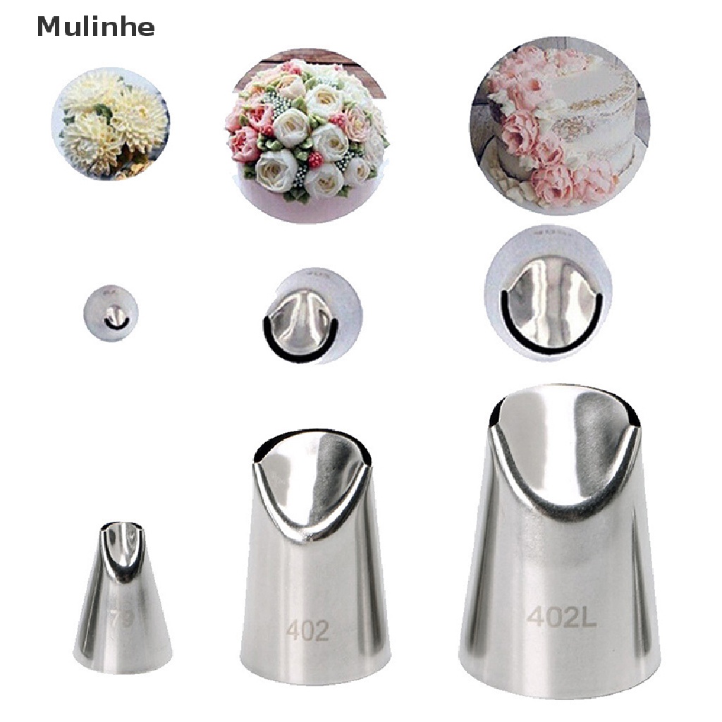 Set 5 Đuôi Bắt Bông Kem Bằng Thép Không Gỉ