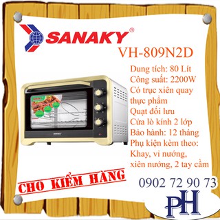 LÒ NƯỚNG SANAKY VH-809N2D