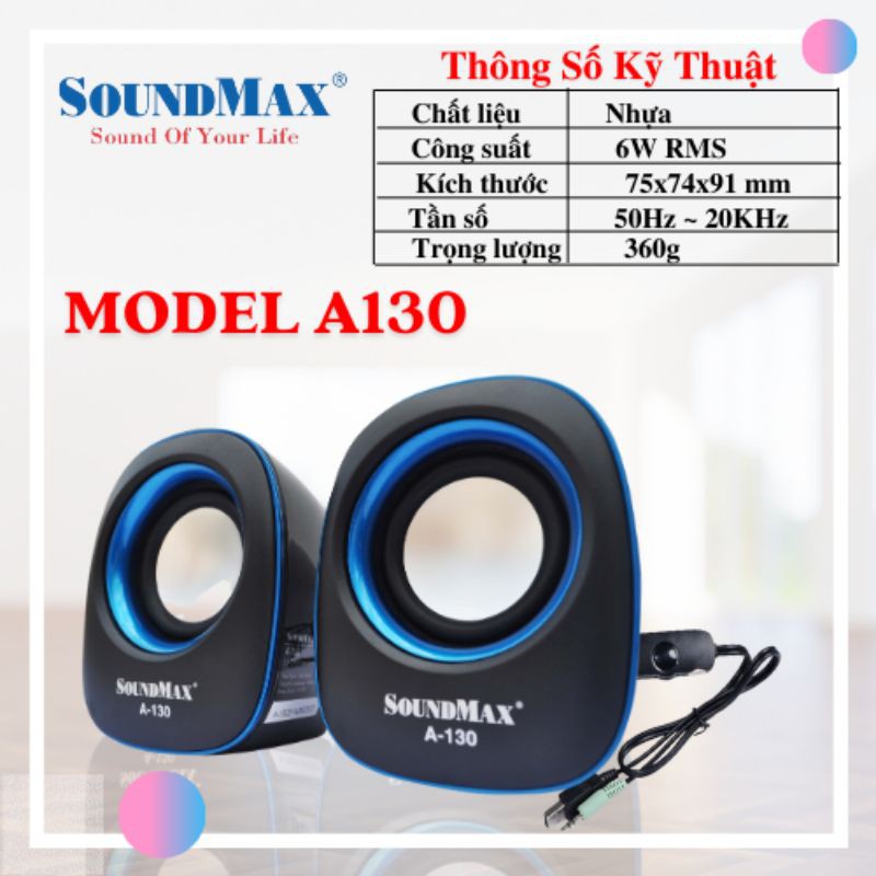 Loa Vi Tính Soundmax 130 giá tốt
