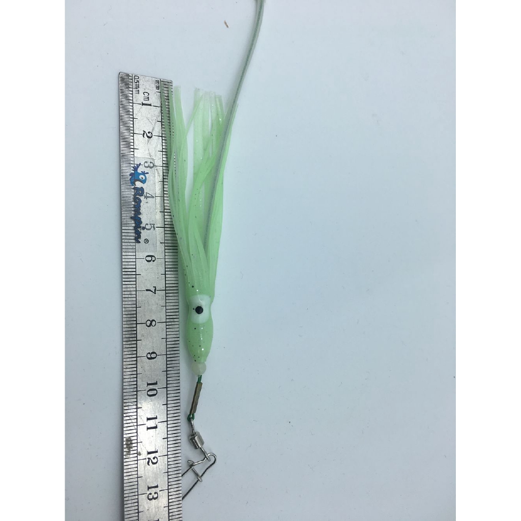 1 Cuộn Dây Câu Cá Mềm Phát Sáng Trong Tối Hình Con Mực