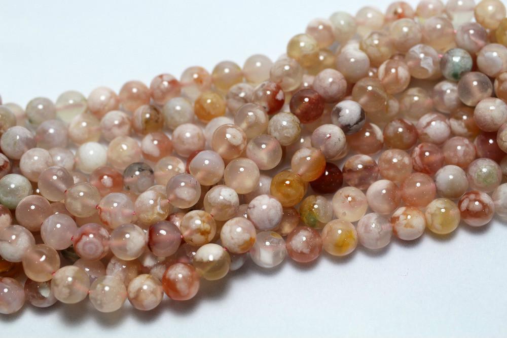 Hạt Đá Mã Não Hình Hoa Anh Đào Dùng Làm Đồ Trang Sức