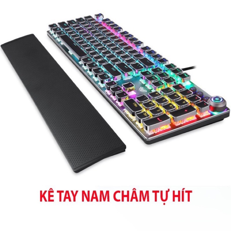 Bàn phím cơ Aula F2088 chuyên Game cao cấp. 104 phím. Cảm giác bấm phê. Nhiều chế độ LED