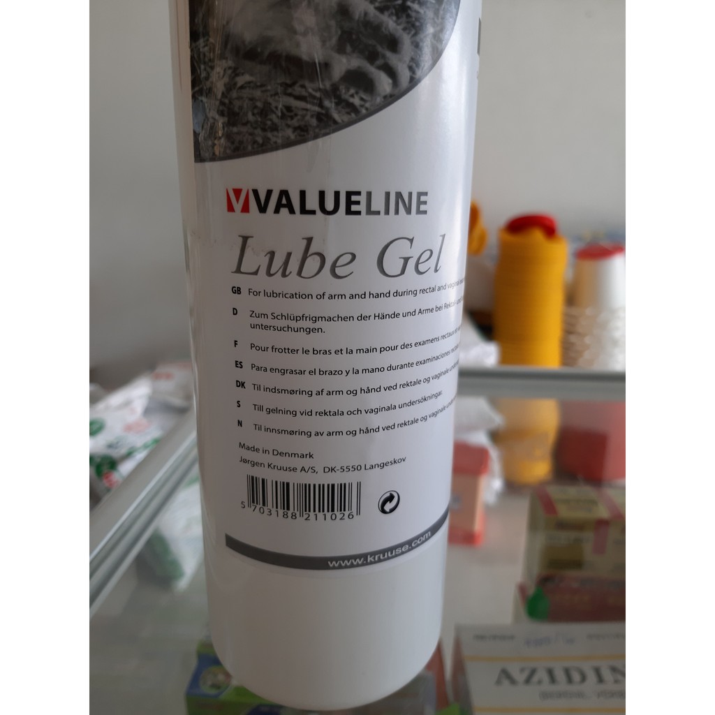 1lít Lube Gel- Gel bôi trơn Đan Mạch
