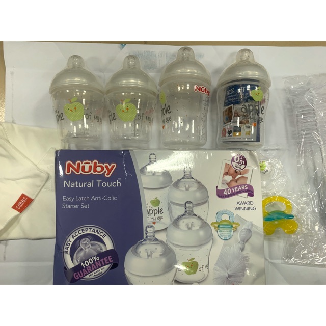 bình sữa Nuby bình 170ml và 280ml hàng Anh quốc (Có bán lẻ bình)